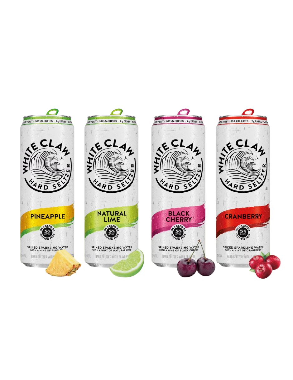 Hard Seltzer White Claw Pack 12 Latas Surtido