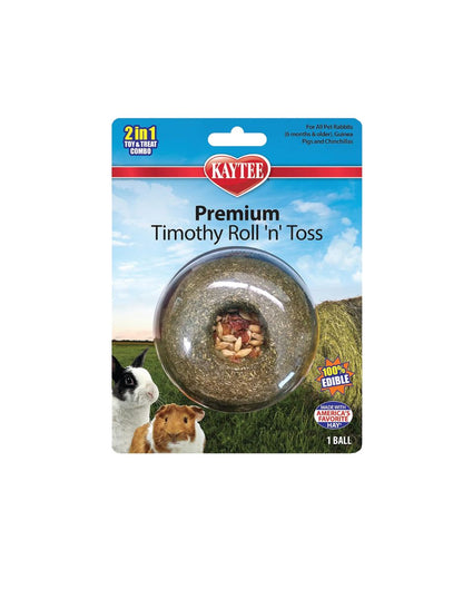 Kaytee Timothy Heno Rollo 'N' Tirar Animal Pequeño Masticar Golosina y Juguete