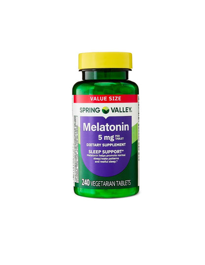 Spring Valley Melatonina 5 mg, 240 tabletas