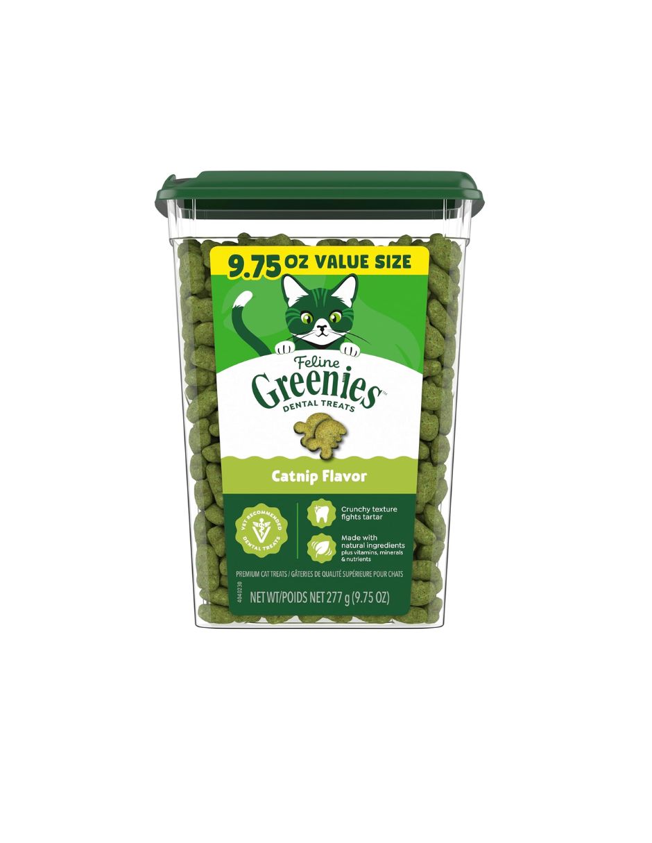 Premios Dentales Greenies Hierba Gatera Gato 276 g