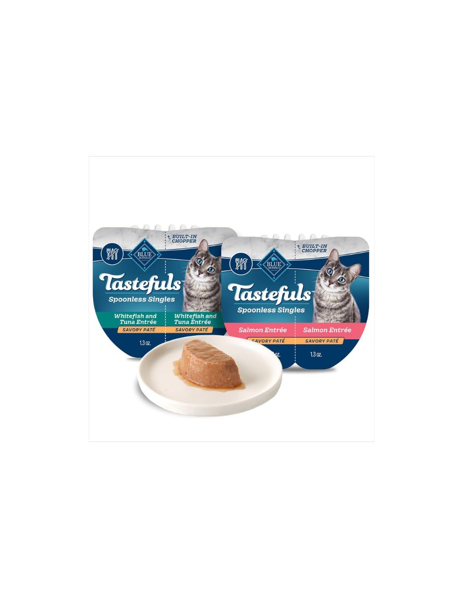Blue Buffalo Paquete variado de comida húmeda para gatos pescado y paté 12 pack