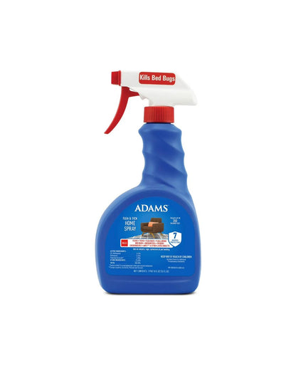 Adams spray antipulgas y garrapatas para uso en el hogar 709ml
