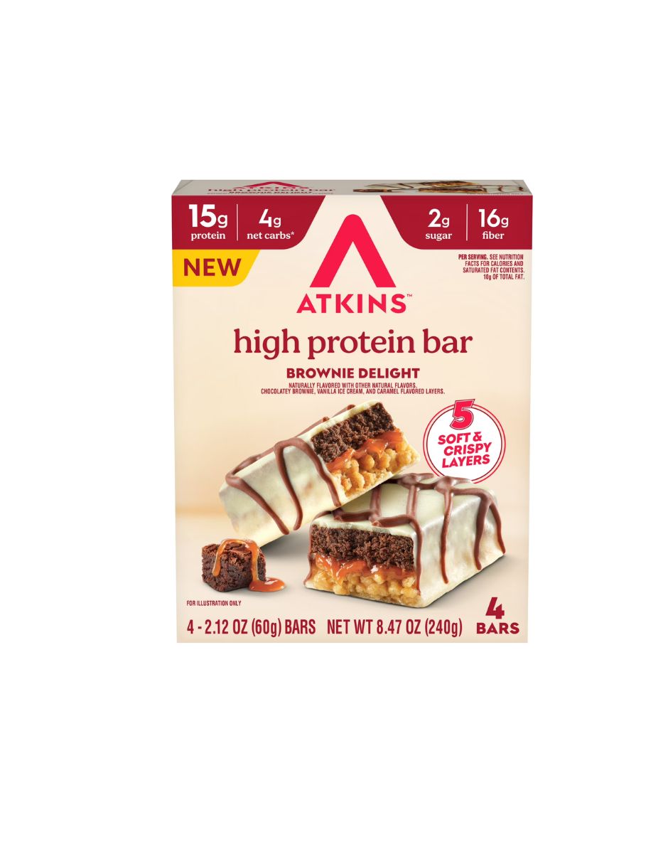 Barras Atkins Alta Proteína Bajo Azúcar 240 g (variedad)