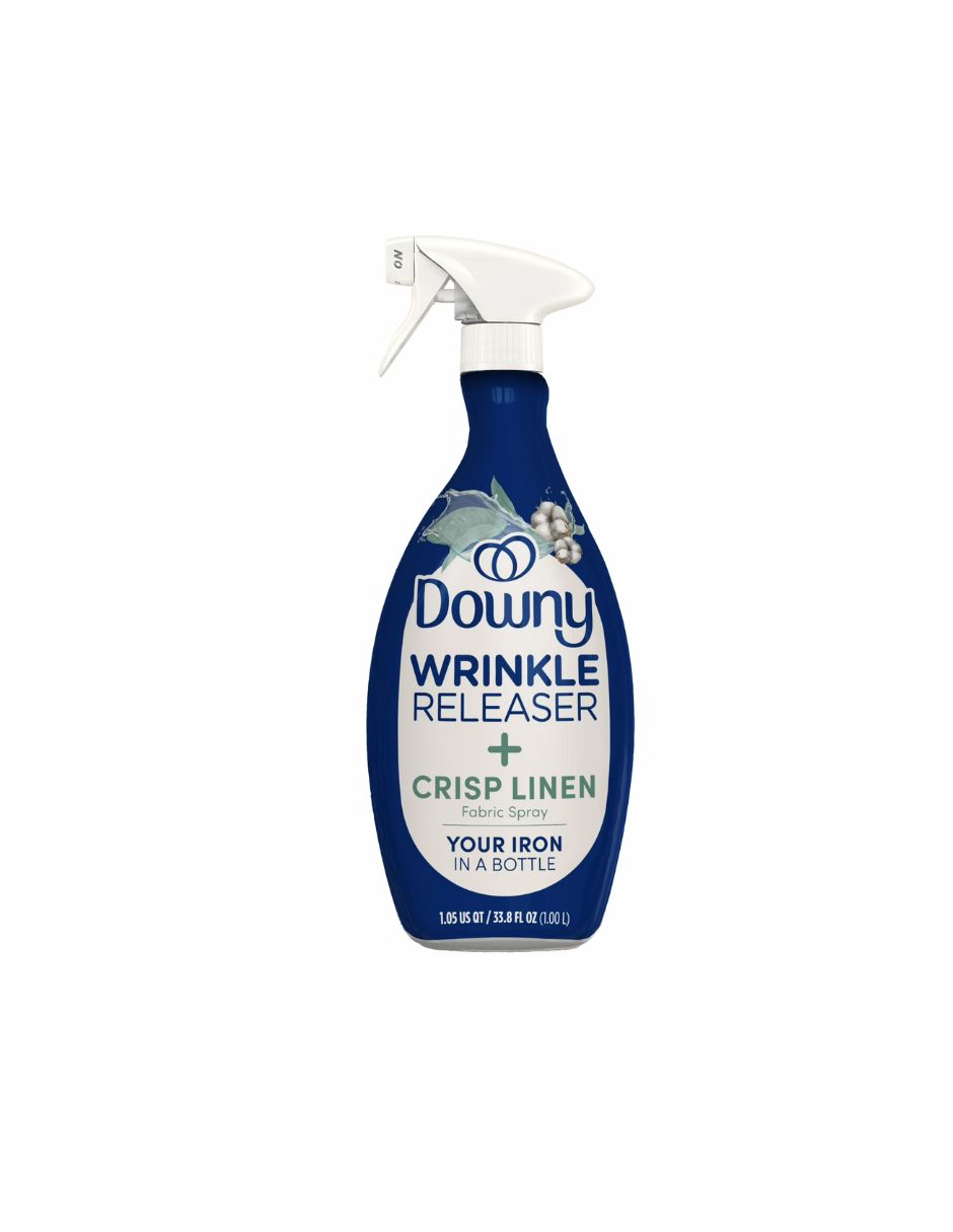 Downy Wrinkle Eliminador de arrugas en la ropa,  aroma a lino  1L