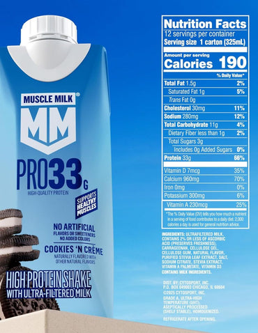 Batido de Proteína Muscle Milk Galleta 325 ml x12