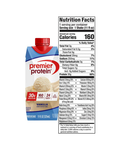 Batido Premier Protein Vainilla 325 ml x4