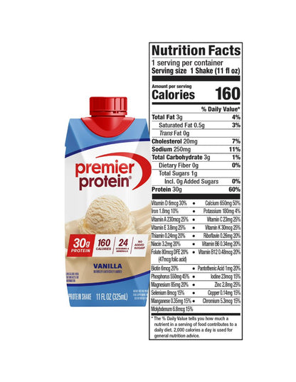 Batido Premier Protein Vainilla 325 ml x4