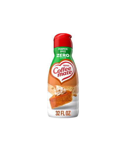 Coffee mate Pumpkin Spice sin azúcar crema líquida 946ml