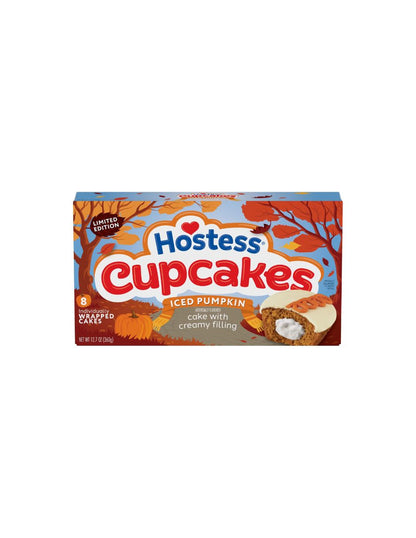Hostess cupcakes Pumpkin Spice 8 piezas