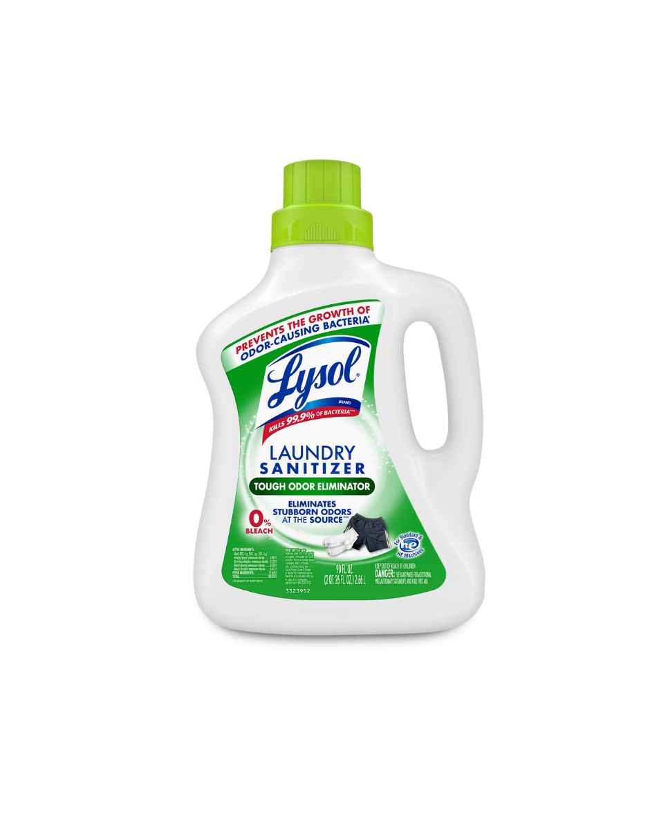 Desinfectante para ropa Lysol, Sport, elimina los olores y mata las bacterias 2.6L