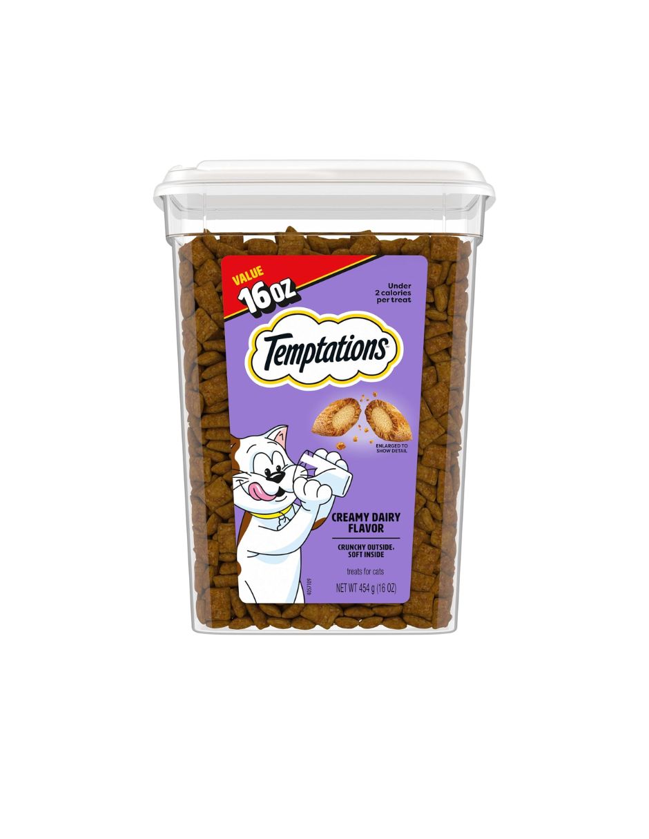 Temptations premios para gatos sabor lácteo cremoso 454g
