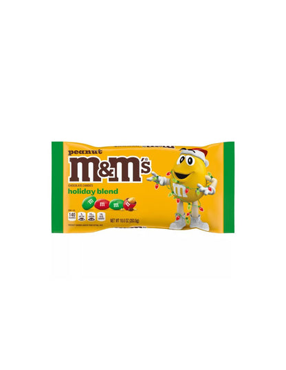 M&M's chocolates con cacahuate edición navideña 283gr
