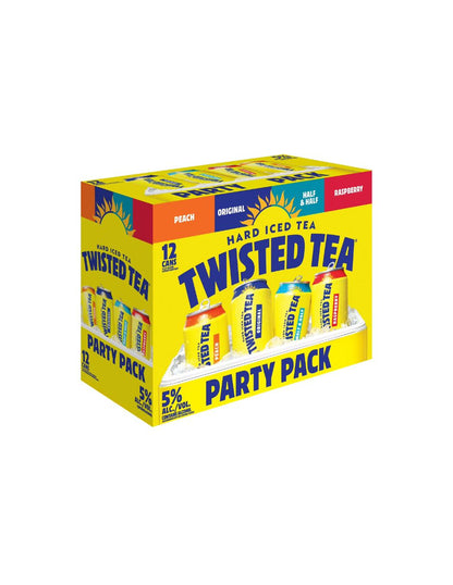 Twisted Tea Hard Iced Tea,paquete variado 12 piezas