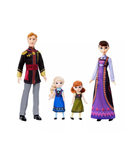 Familia Real de Arendelle Set exclusivo de Disney Frozen 2 con 4 muñecas articuladas