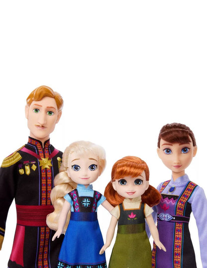 Familia Real de Arendelle Set exclusivo de Disney Frozen 2 con 4 muñecas articuladas