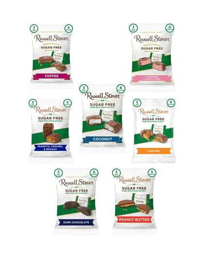 Russell Stover chocolate sin azúcar con Stevia 85gr