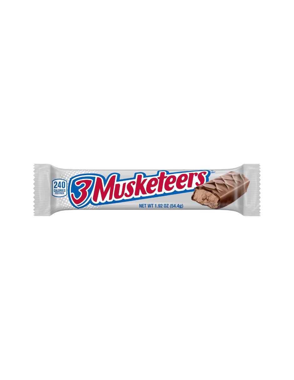 Barra de chocolate 3 Musketeers 54.4gr