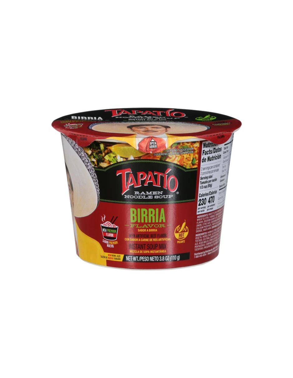 Tapatío ramen noodles instantaneos 105 grs (varios sabores)