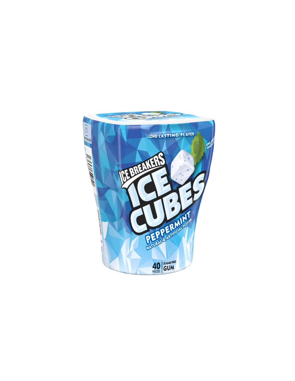 Ice Breakers Ice cubes chicles sin azuzar de 40 piezas (Diferentes sabores)