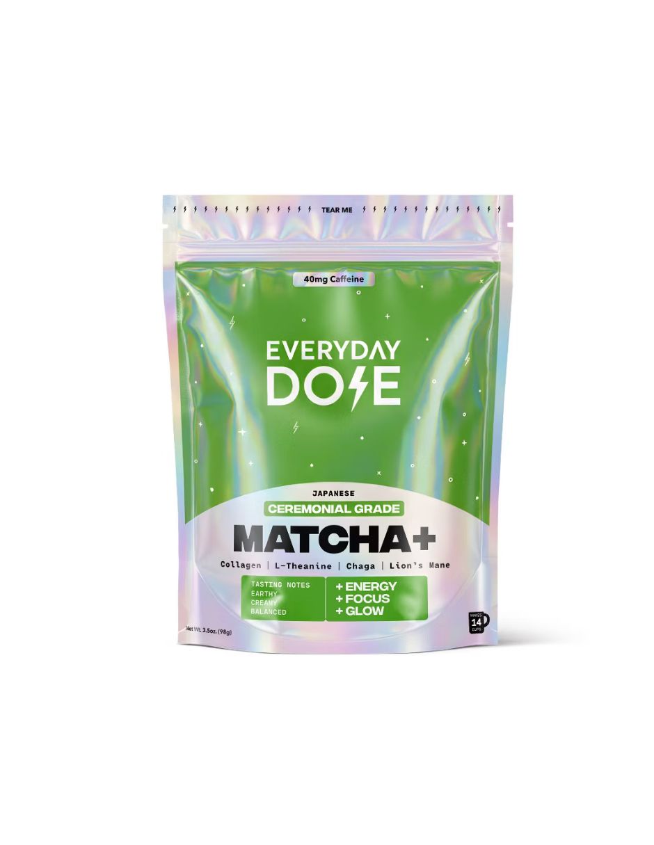Matcha con Hongos Everyday Dose+ 98 g Mezcla Funcional