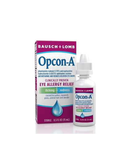Opcon-A Gotas Oftálmicas Alivio de Picazón y Rojez 15 ml