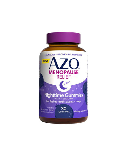 AZO Apoyo Menopausia Gomitas Nocturnas con Melatonina 30ct