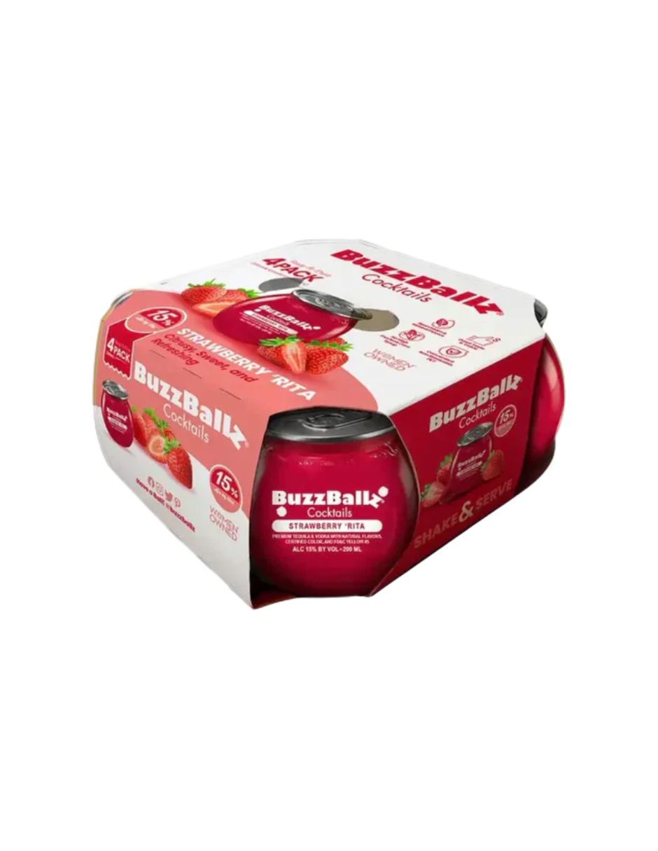 Cocktails listos para beber Buzzballz 4 pack (variedad)