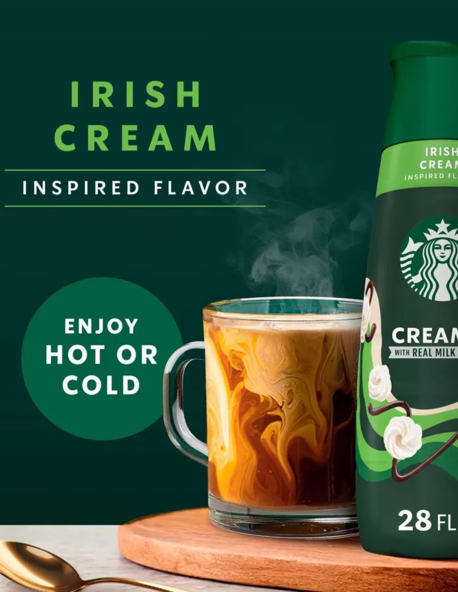 Crema liquída para café sabor Crema Irlandesa Starbucks 946ml