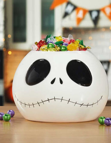 Tazón Cerámica para Dulces de Halloween Jack Skellington