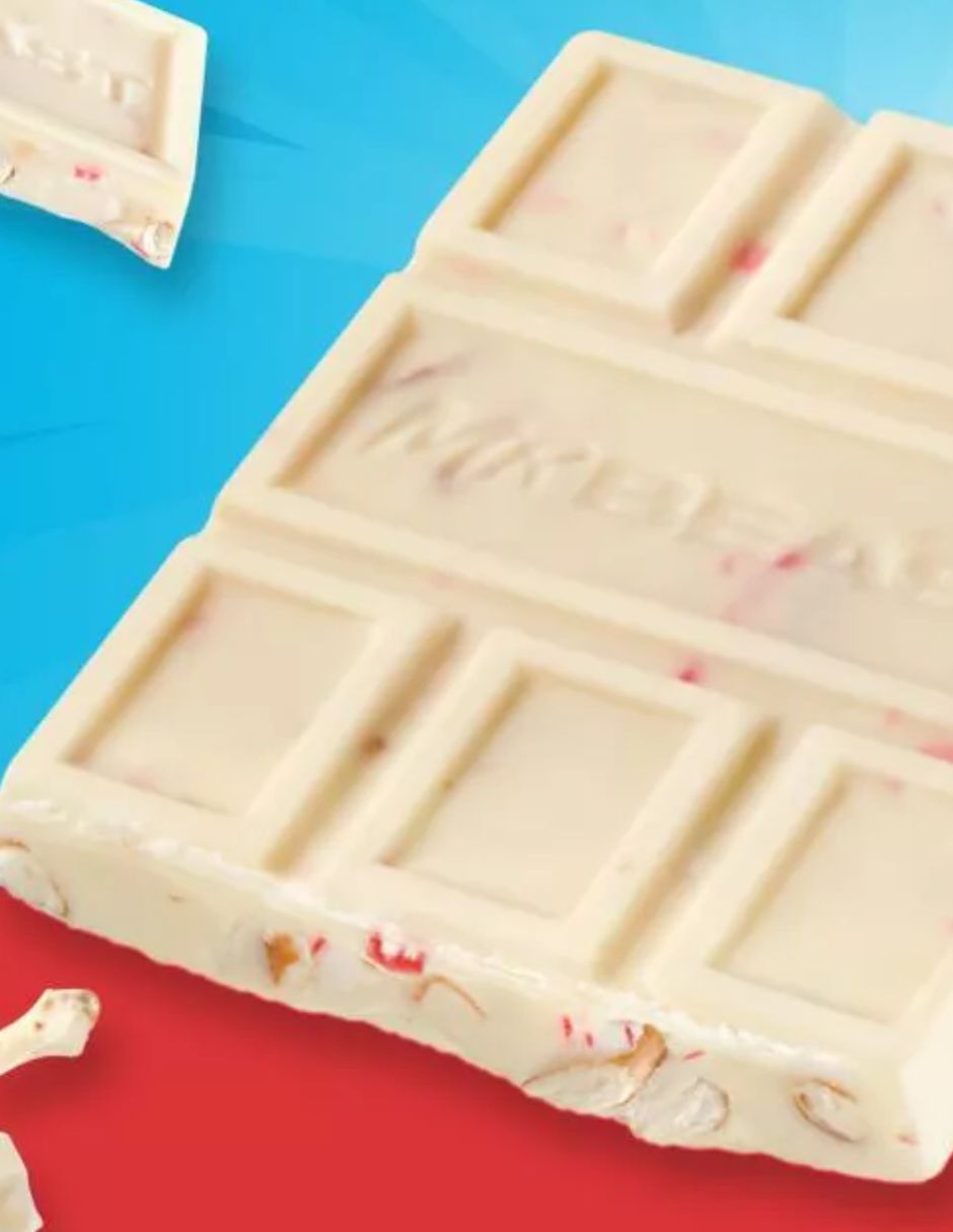 Feastables Pretzel Mint Crunch XL Chocolate Blanco 95 g Edición Limitada