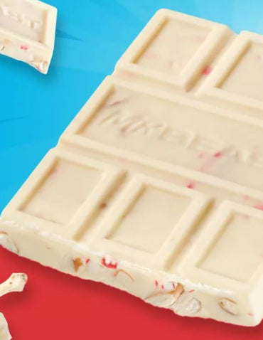 Feastables Pretzel Mint Crunch XL Chocolate Blanco 95 g Edición Limitada