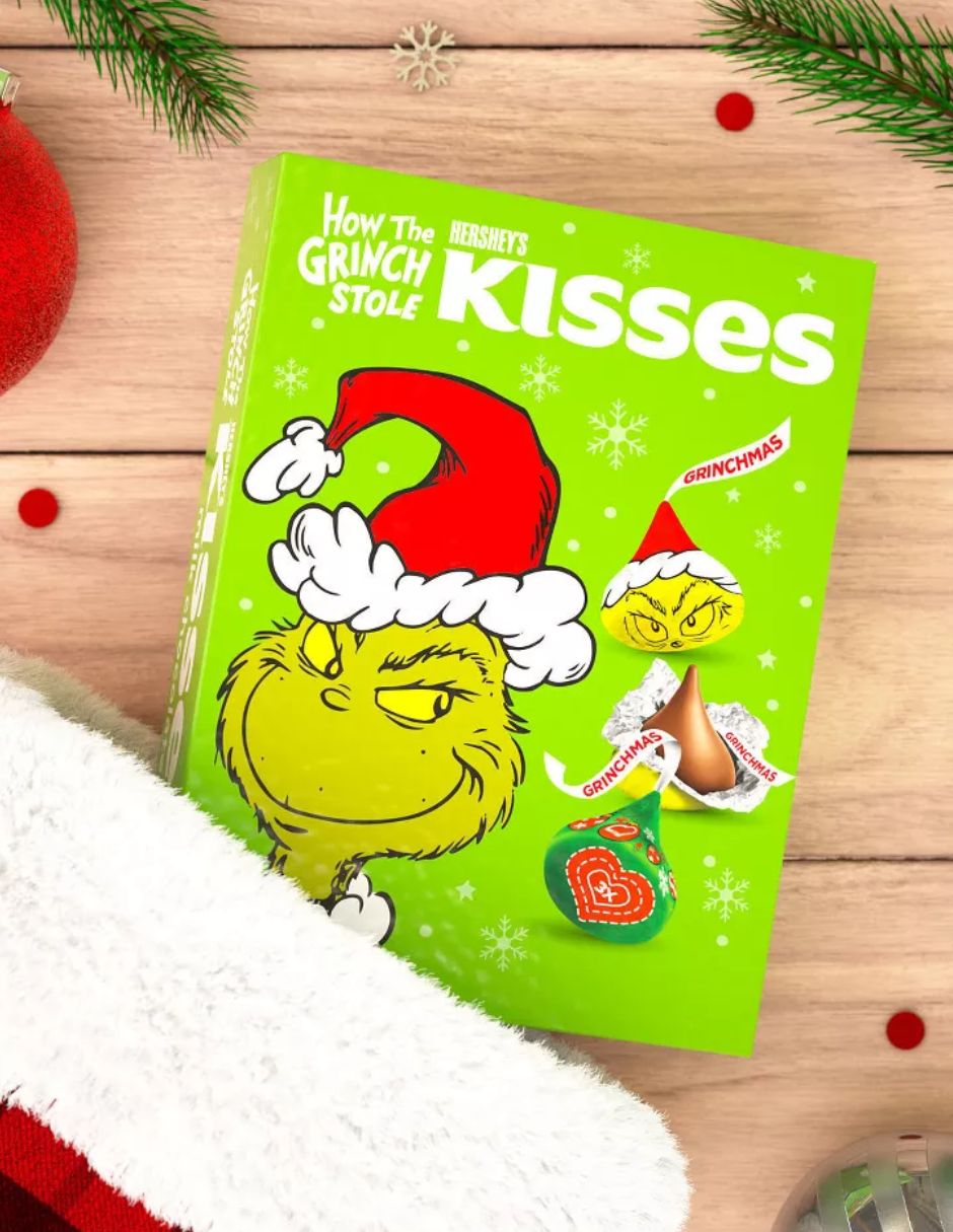 Kisses Chocolate con Leche Grinch Navidad Cajita regalo 99 g