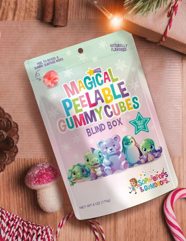 Cubos Mágicos de Goma Pelables Sorpresa 170g