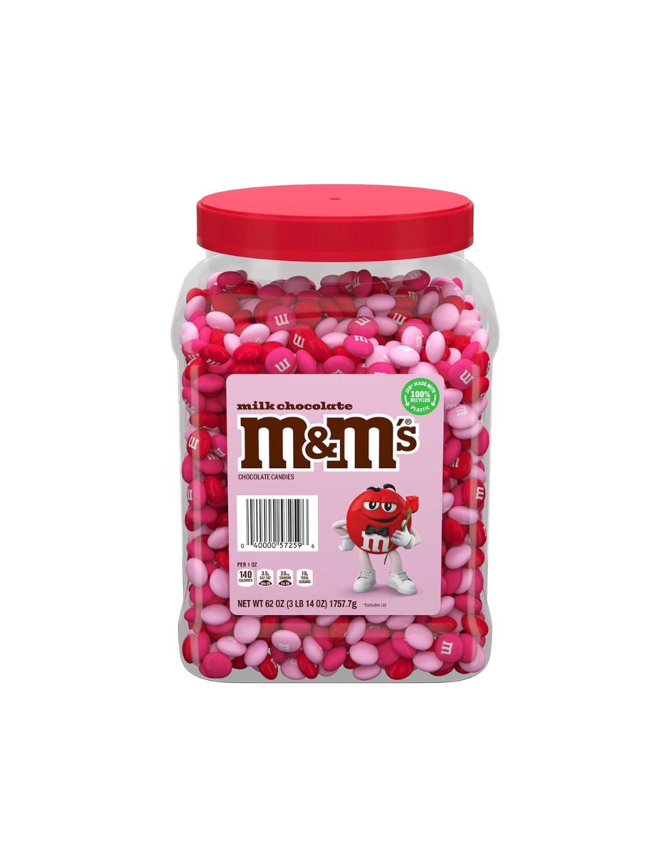 M&M’S Chocolate con Leche Edición San Valentín Frasco 1.7kg