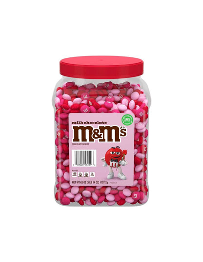 M&M’S Chocolate con Leche Edición San Valentín Frasco 1.7kg