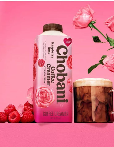 Chobani Crema para Café Frambuesa y Rosa 710 ml