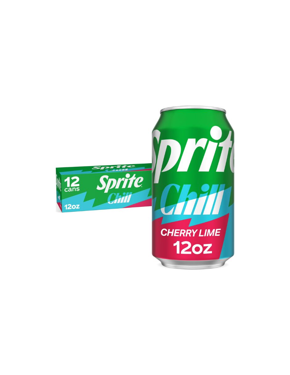 Sprite Chill Lima Cereza 355 ml Pack 12