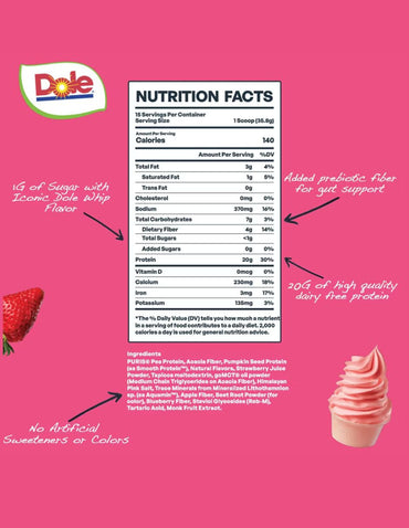 Proteína Vegana en Polvo Be Amazing Dole Whip 537 gr