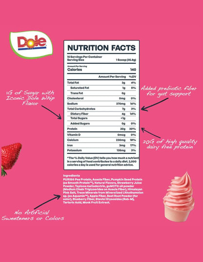 Proteína Vegana en Polvo Be Amazing Dole Whip 537 gr