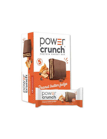 Barra Proteína Power Crunch Whey Mantequilla de Maní 5 barras