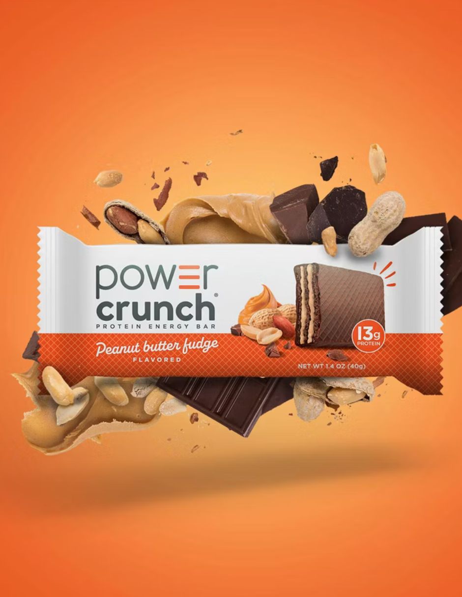 Barra Proteína Power Crunch Whey Mantequilla de Maní 5 barras