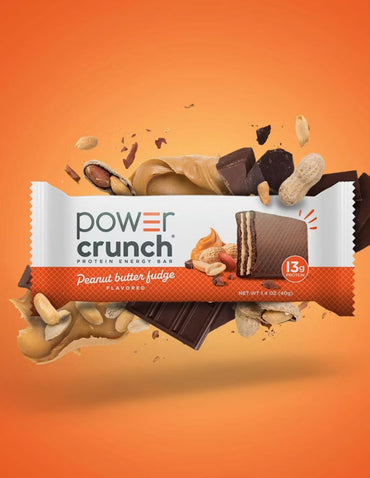 Barra Proteína Power Crunch Whey Mantequilla de Maní 5 barras