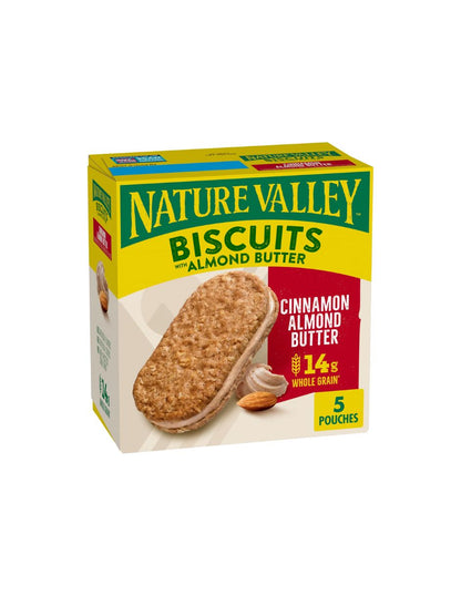 Galletas Sándwich Nature Valley con Crema de Almendras 5 piezas