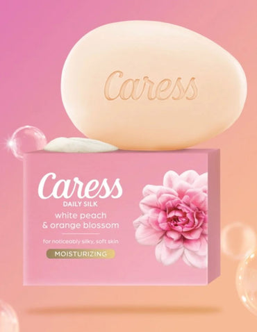 Jabón en Barra Caress Daily Silk 8 Piezas 106 g