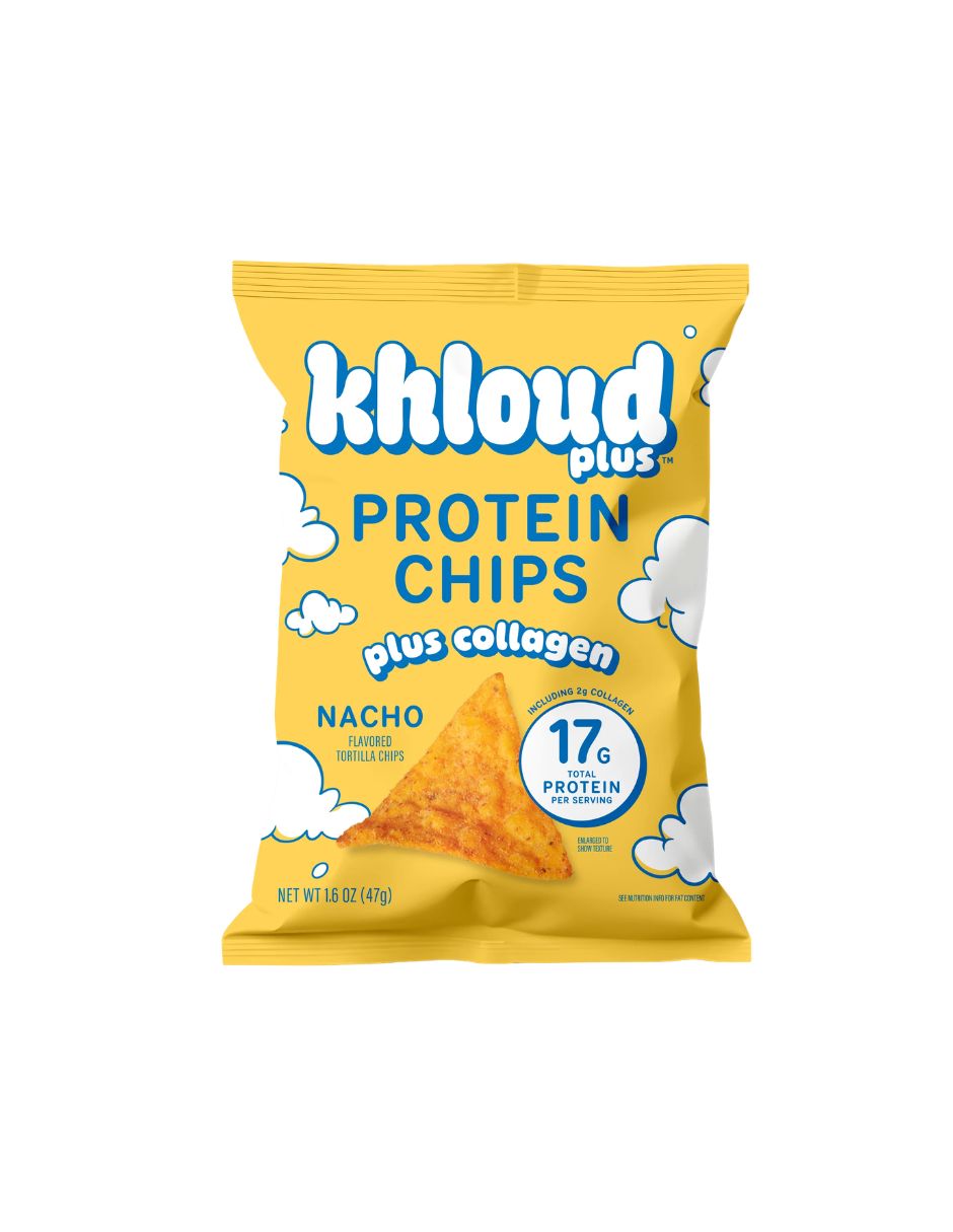 Papitas Khloud Plus con Proteína y Colágeno Sabor Nacho 47 gr