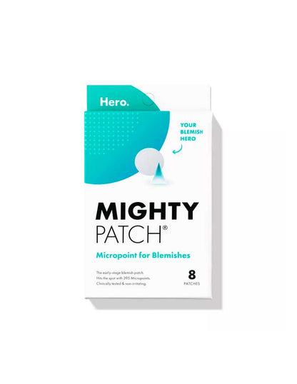 Hero Cosmetics Mighty Patch Micropunto para espinillas y acné 8 unidades