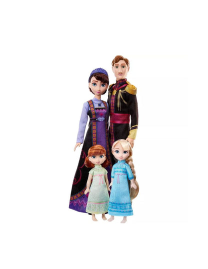 Familia Real de Arendelle Set exclusivo de Disney Frozen 2 con 4 muñecas articuladas