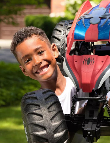 Monster Truck RC Spider-Man Mega Monster Jam Escala 1:6 Control Remoto