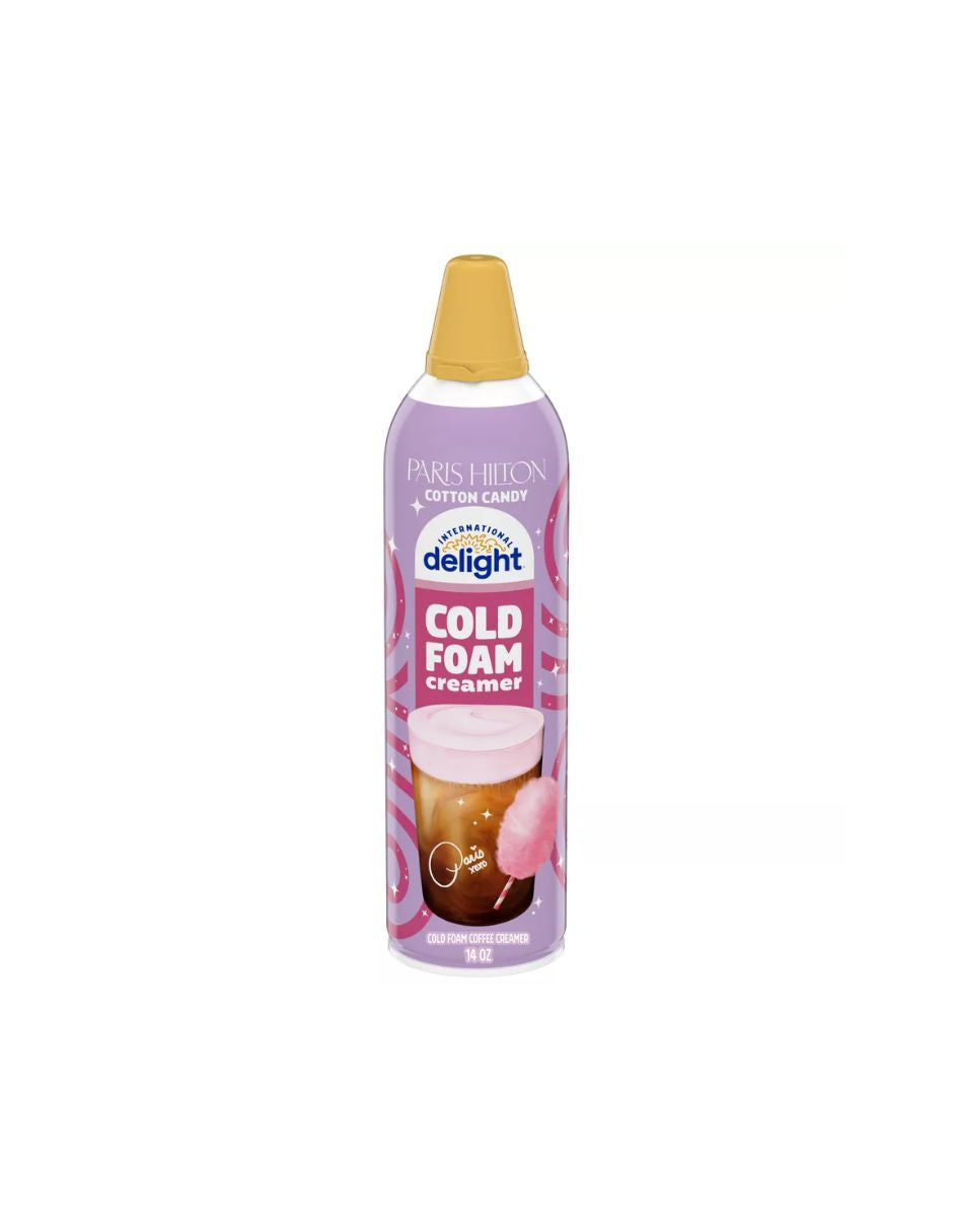 Cold Foam para Café  International Delight Edición Limitada Algodón de azúcar 473 ml