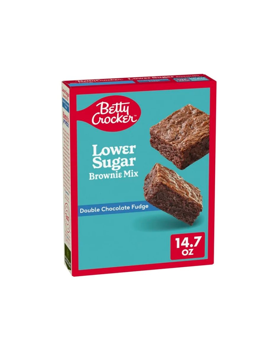 Betty Crocker Mezcla para brownies bajo en azúcar 416gr